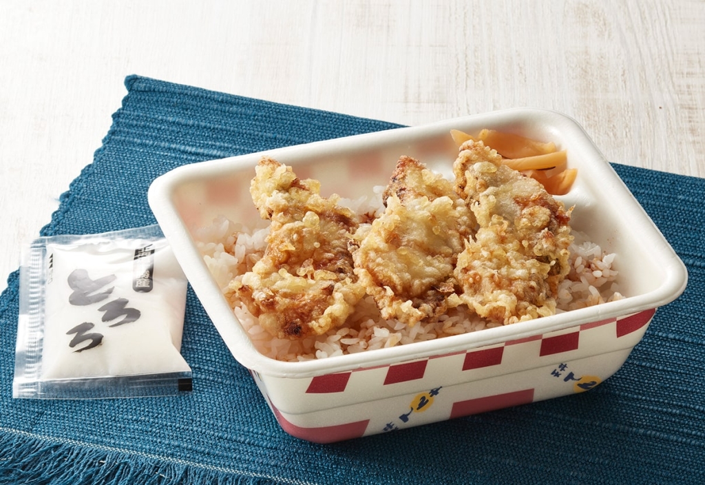 天丼てんや「うなとろ天丼弁当(お新香付)」