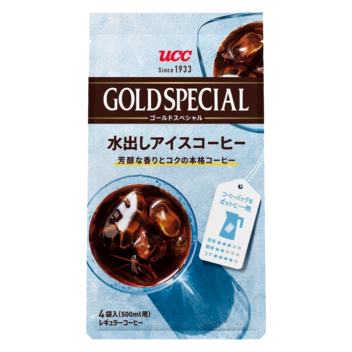UCC「ゴールドスペシャルコーヒーバッグ水出しアイスコーヒー4袋30g×4袋」