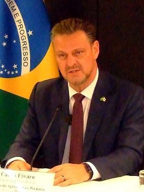 ブラジルのカルロス･ファヴァロ農務大臣