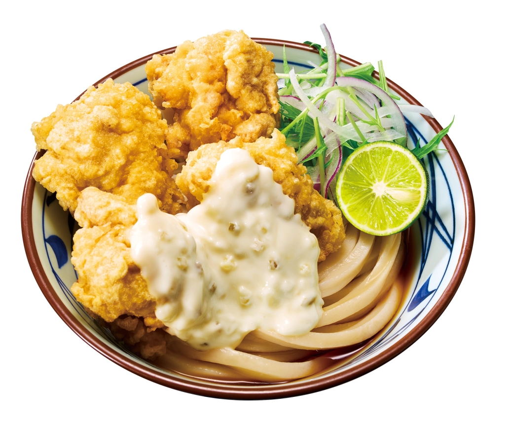 丸亀製麺「タル鶏天ぶっかけうどん」