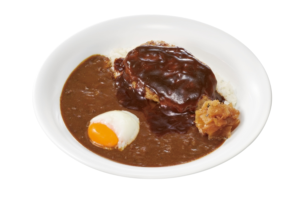 すき家「おんたまデミバーグカレー」