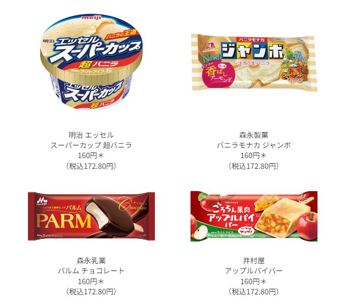 セブンイレブン「サンリオ」オリジナルA5クリアファイル対象商品