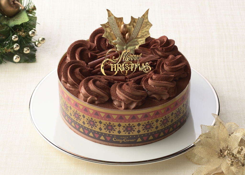 「クリスマスショコラ(5号)」/銀座コージーコーナー2023年クリスマスケーキ