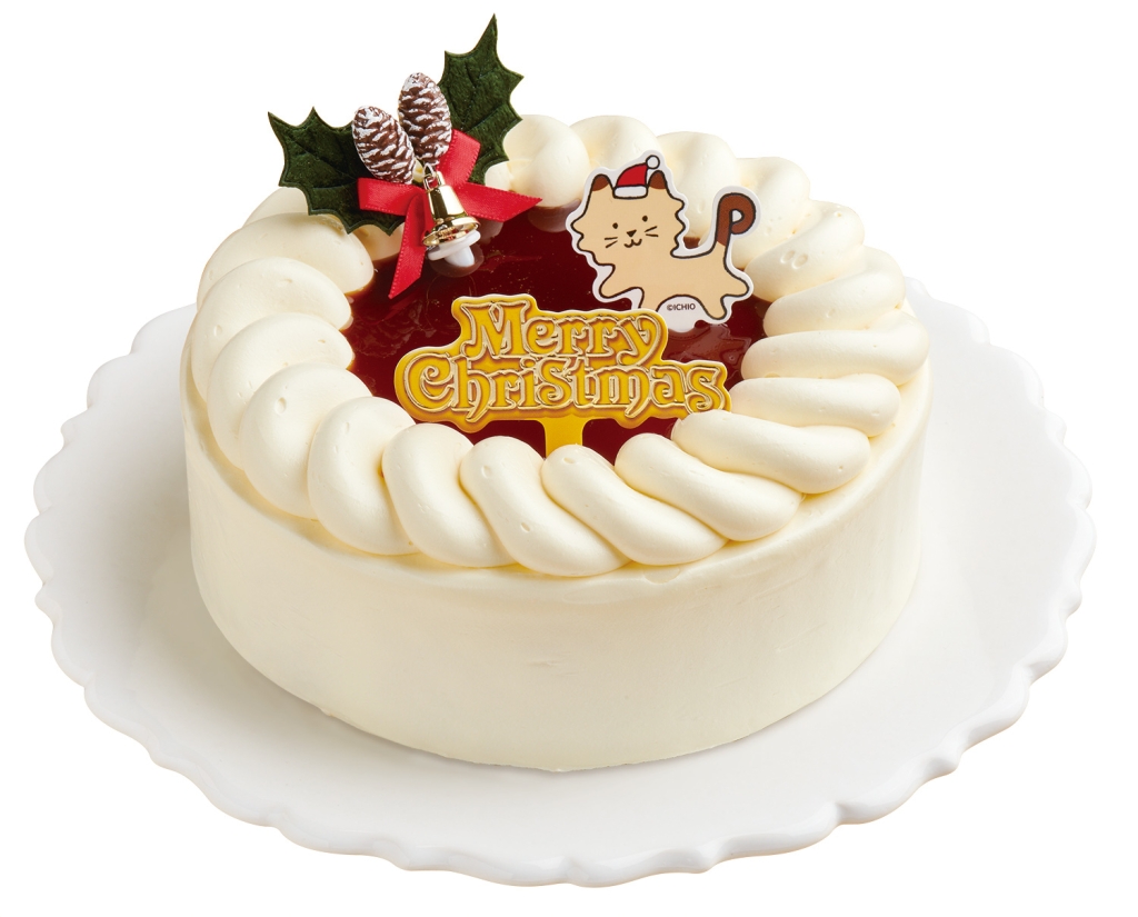 第一パン「パステルのクリスマスプリンケーキ5号」/2023年クリスマスケーキ