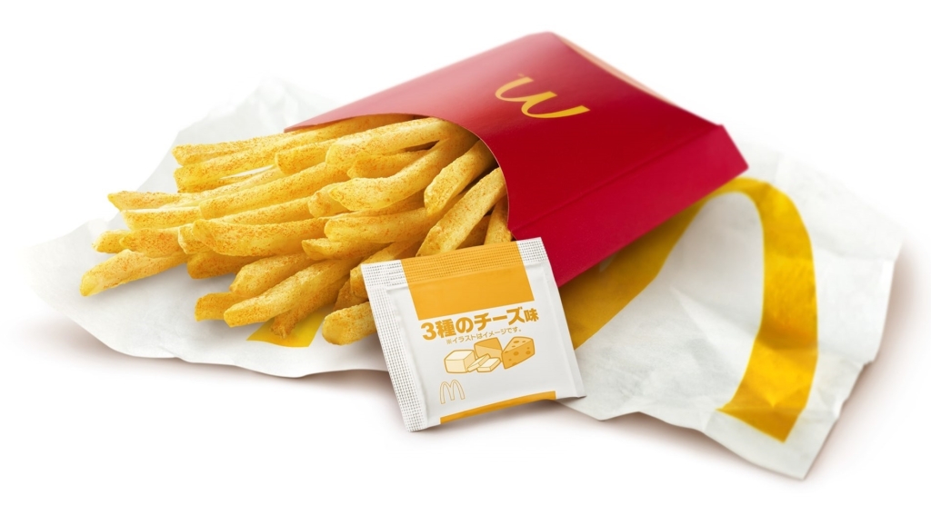 マクドナルド「シャカシャカポテト 3種のチーズ味」