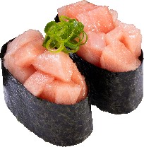 かっぱ寿司「大とろぶつ軍艦」/かっぱのまぐろ&貝祭り