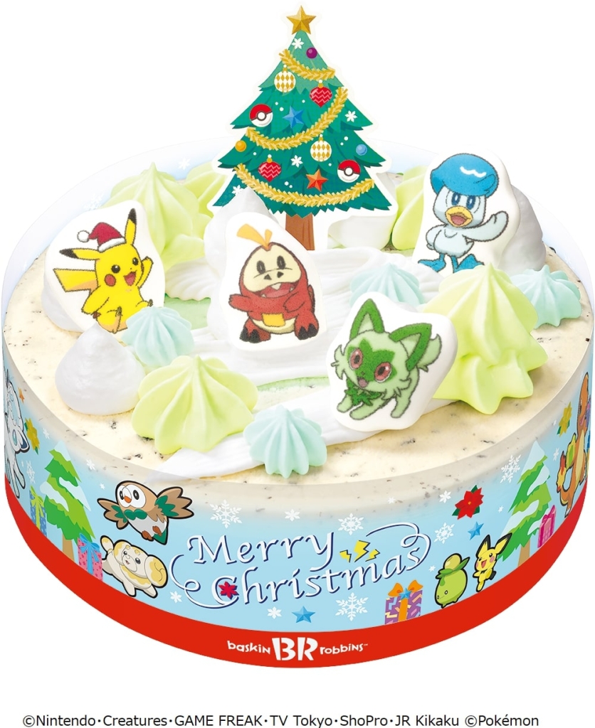 サーティワンアイスクリーム「ポケモン クリスマス アイスクリームケーキ」©Nintendo･Creatures･GAME FREAK･TV Tokyo･ShoPro･JR Kikaku ©Pokémon