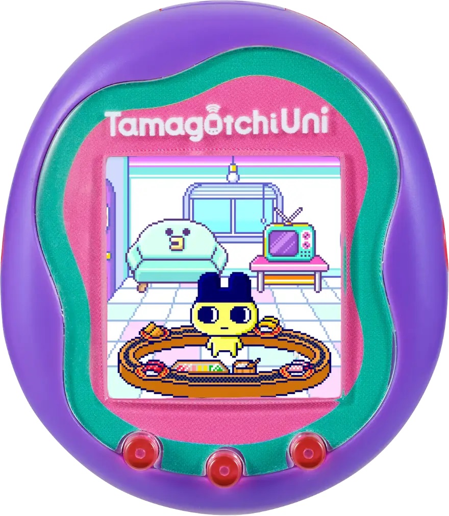 「スシロー×たまごっち」 「Tamagotchi Uni」スシローコラボアイテム(画像は開発中のもの、変更になる場合がある)