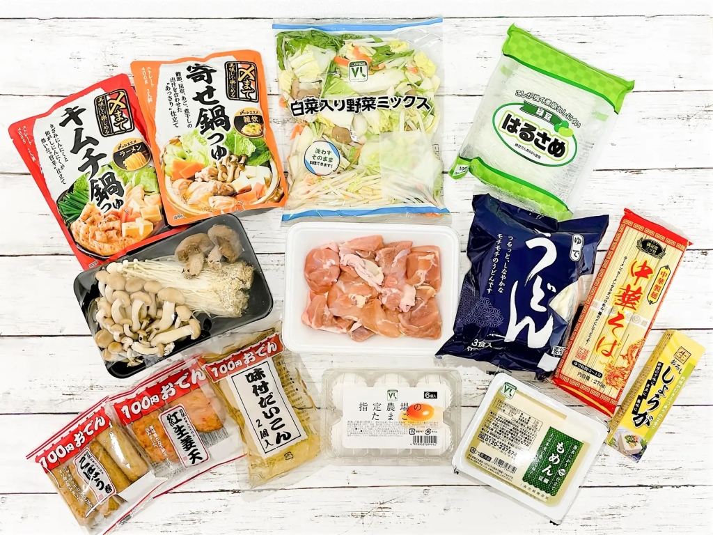 ローソンストア100で買える「鍋食材」