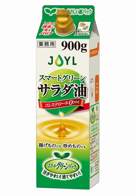 J-オイルミルズ業務用新製品のJOYL「スマートグリーン サラダ油」
