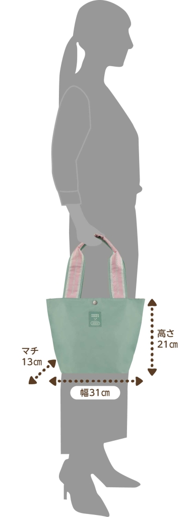ココス2024年福袋「Toffy(トフィー)コラボ オリジナルトートバッグ」使用イメージ