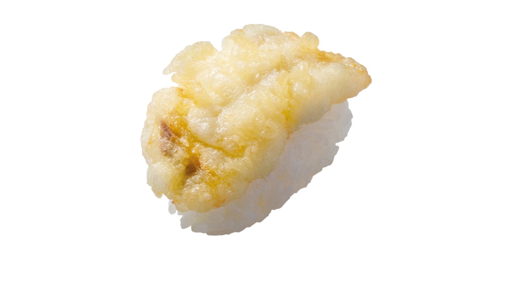 「国産真ふぐの天ぷら握り」/はま寿司のふぐと冬の旬祭り