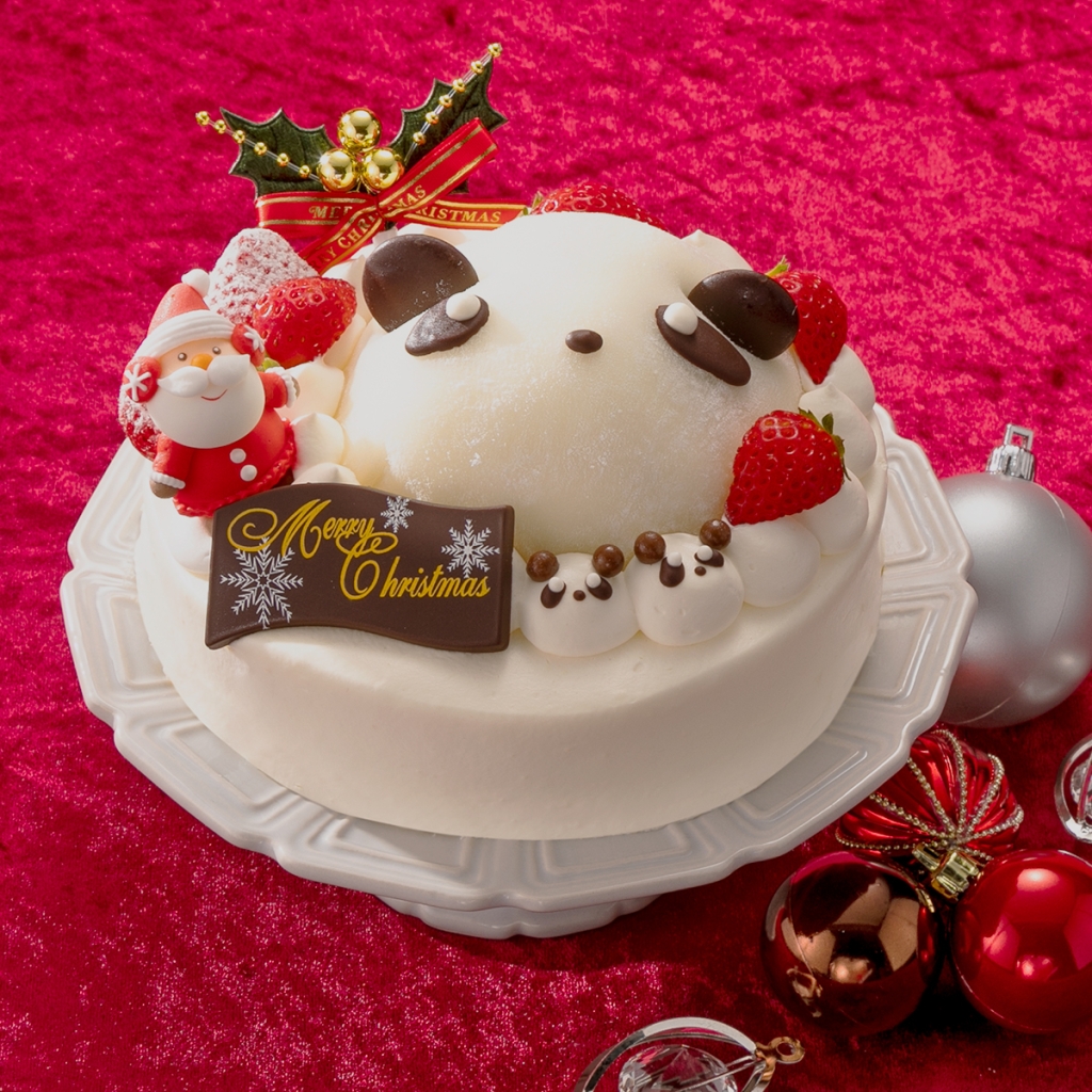 ドルチェフェリーチェ・ケユカスイーツ「親子パンダのクリスマスケーキ」