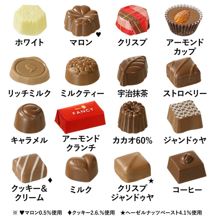 メリーチョコレート「ファンシーチョコレート(お年賀)24個入」