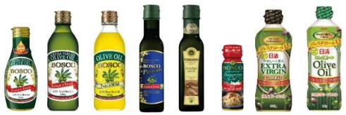 日清オイリオグループのオリーブ油商品例