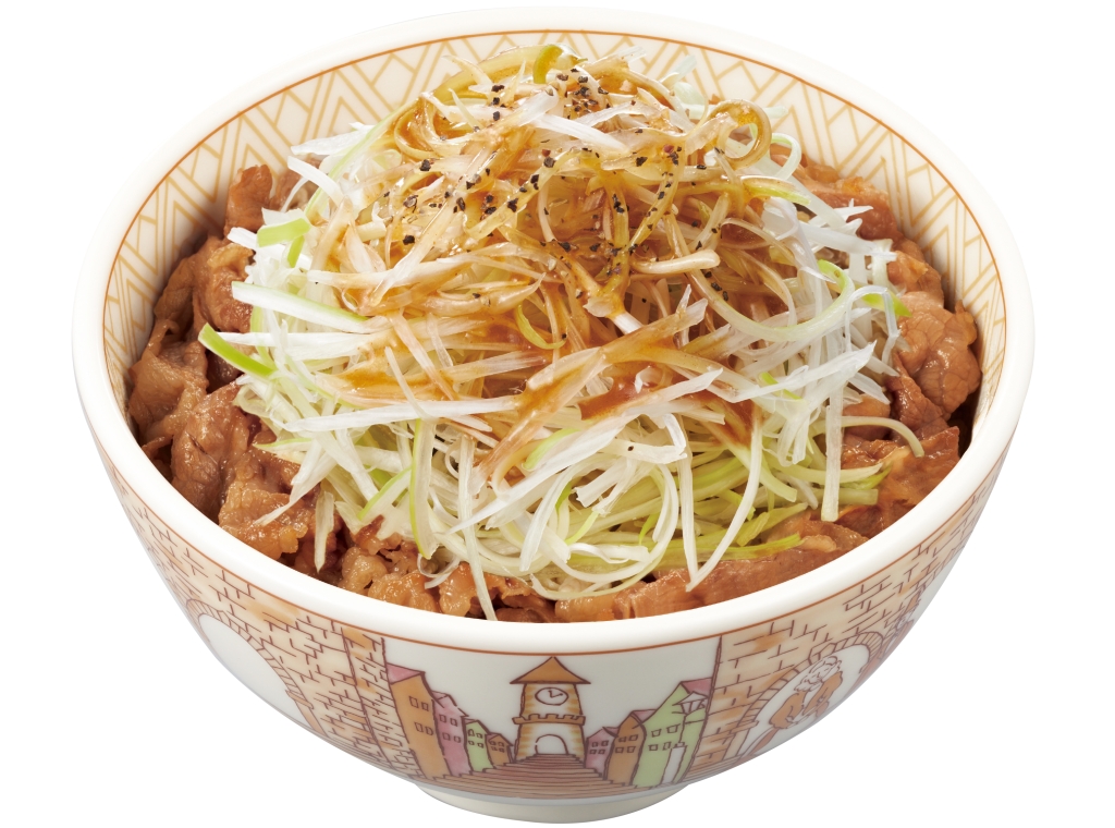 すき家「白髪ねぎ牛丼」