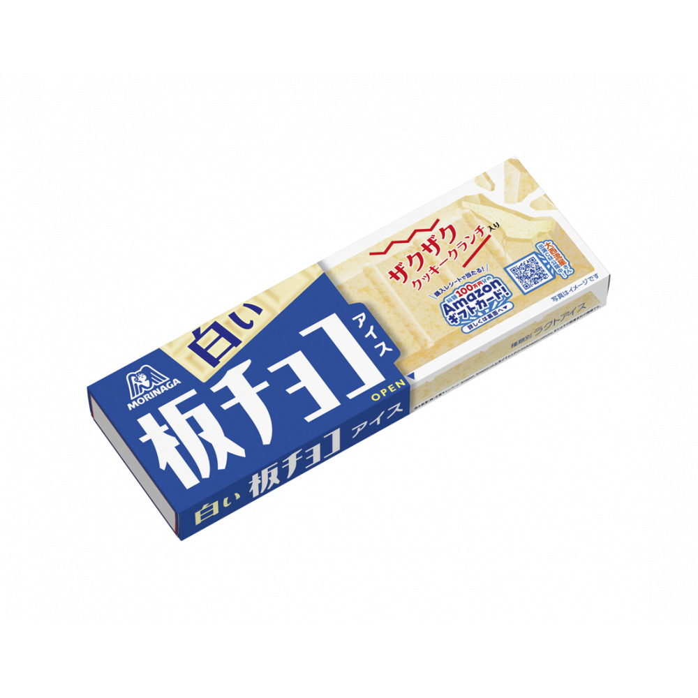 森永製菓「白い板チョコアイス」