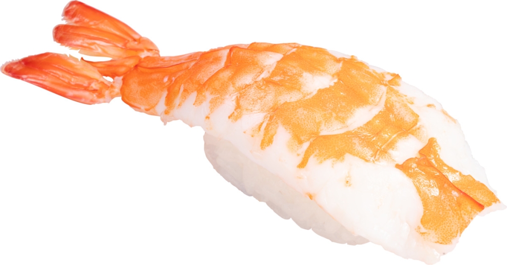 かっぱ寿司「活〆頭肉つき大えび」