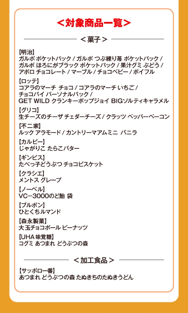 ファミリーマート「あつまれ どうぶつの森」はってはがせるステッカー対象商品