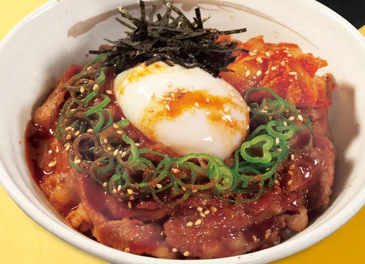 松屋「牛焼ビビン丼」イメージ