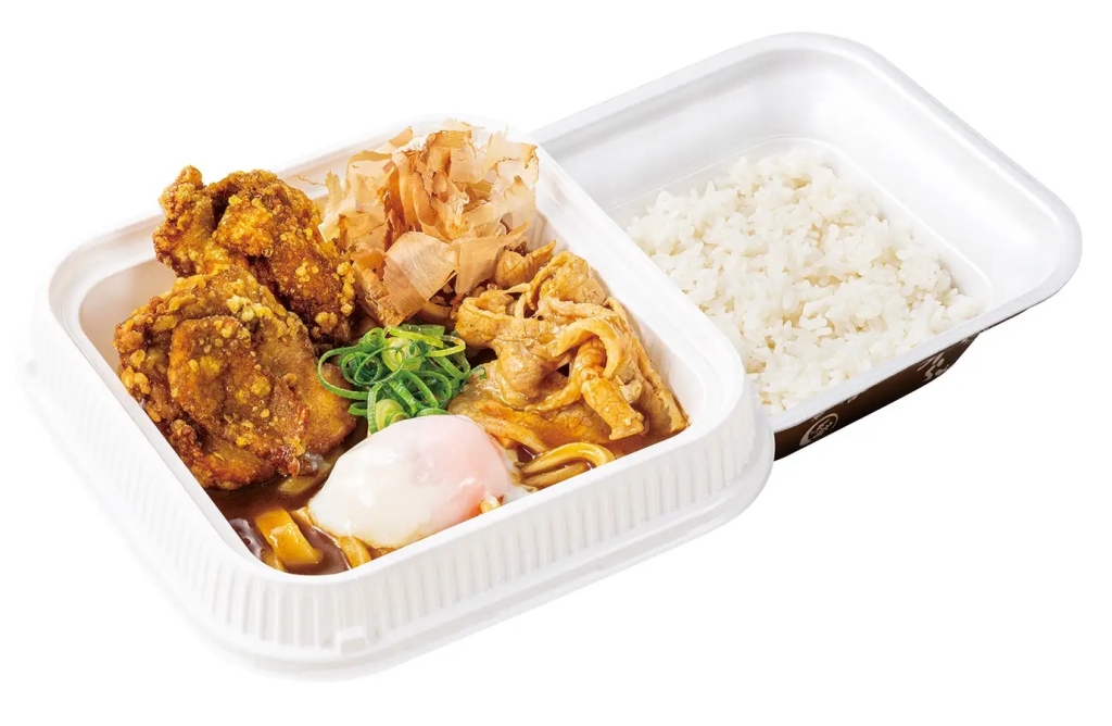 からやま テイクアウト「カレーからあげのカレーうどん弁当」