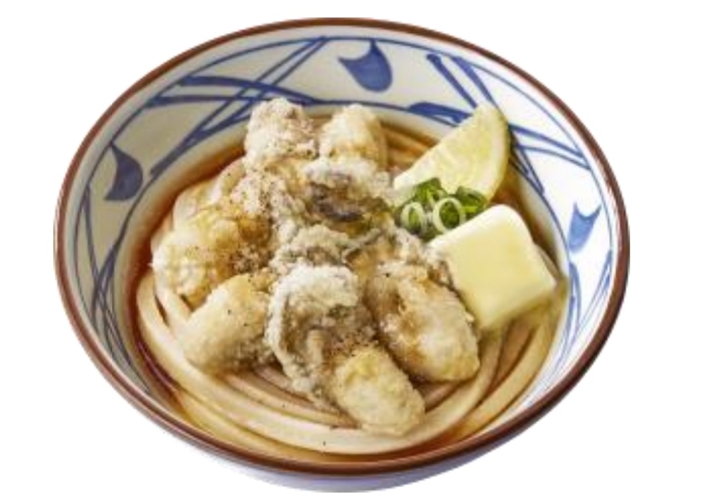 丸亀製麺 「牡蠣ぶっかけうどん」