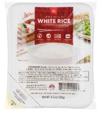 パックご飯「MicrowavableInstant Premium White Rice」