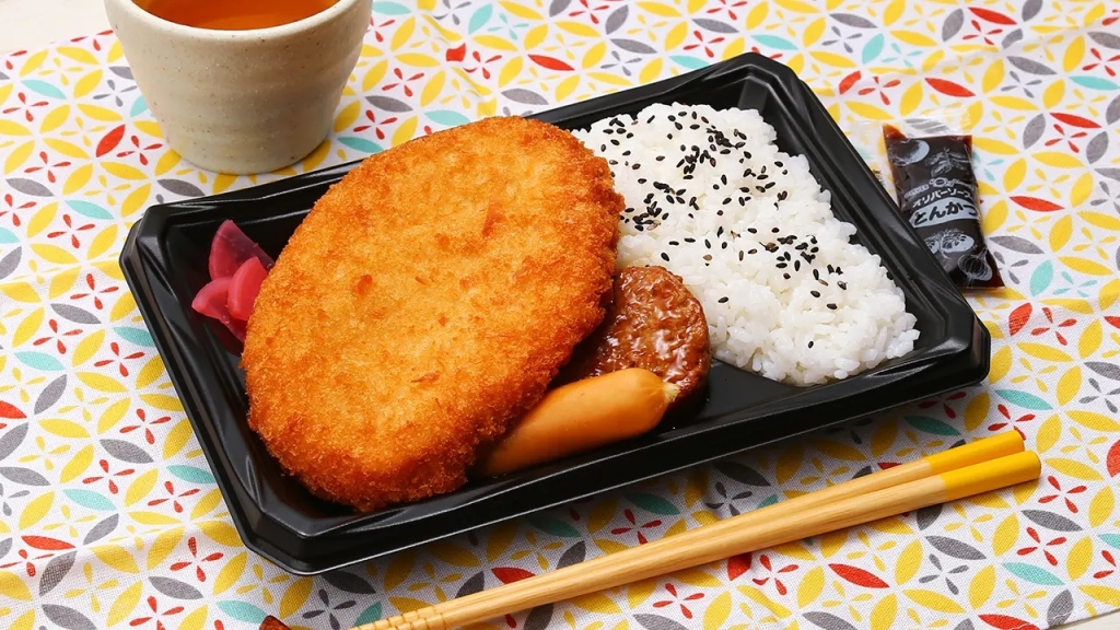 ローソンストア100「でかっ!高岡大仏コロッケ弁当」