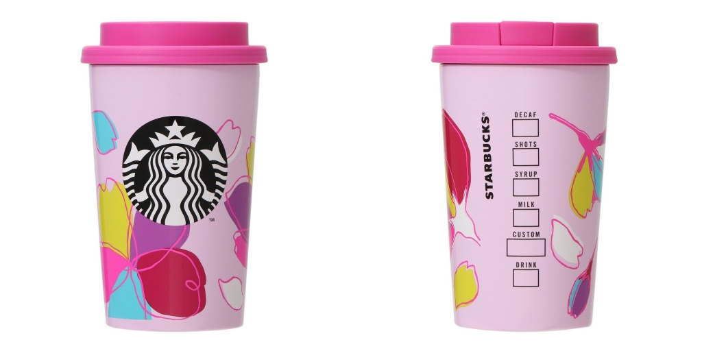 スターバックス「SAKURA2024ステンレスTOGO カップタンブラーカラフルペタル355ml」