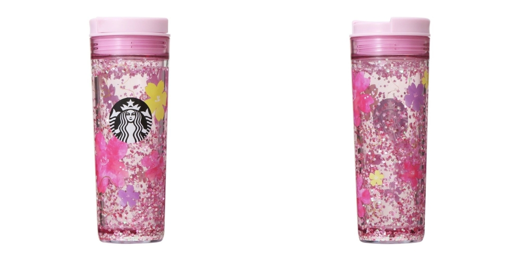 スターバックス「SAKURA2024ウォーターインタンブラーピンクグリッター473ml」