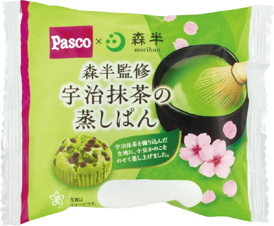 Pasco 「森半監修 宇治抹茶の蒸しぱん」