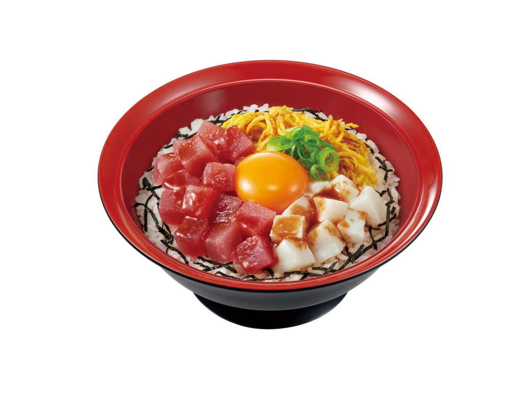 すき家「海鮮ちらしユッケ丼」