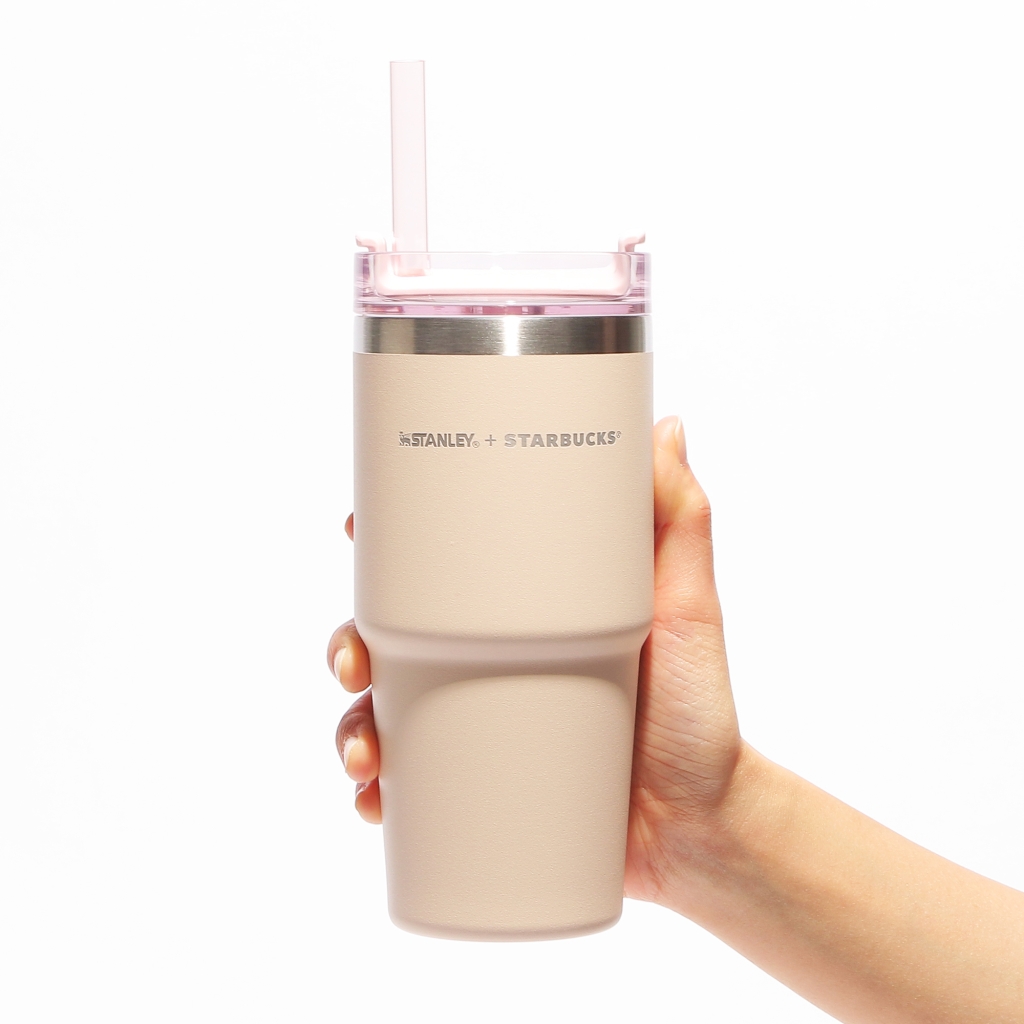 スターバックス「3WAYステンレスタンブラーSTANLEYベージュ473ml」