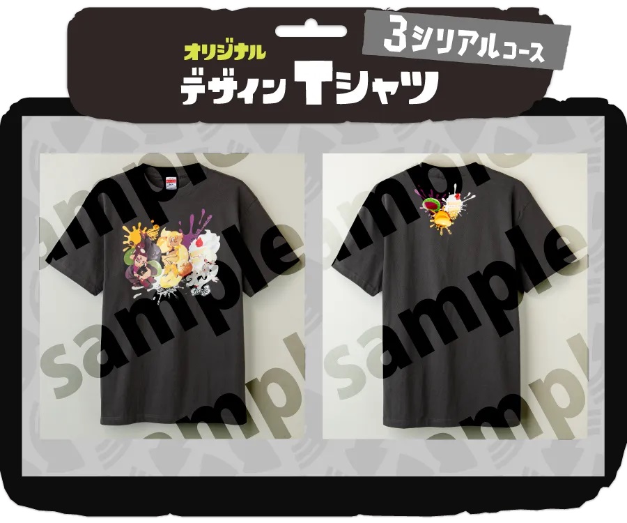 セブンイレブン「オリジナルデザインTシャツ」/スプラトゥーン3スイーツフェス