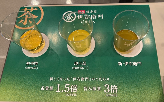 伊右衛門 試飲