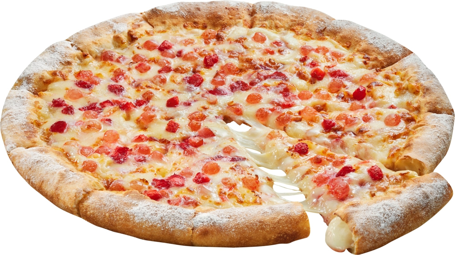 ドミノ･ピザ 初登場「さくらピザ」苺･タピオカ･桜チョコなど使用、「さくらモッツァレラボール」も同時発売 食品産業新聞社ニュースWEB