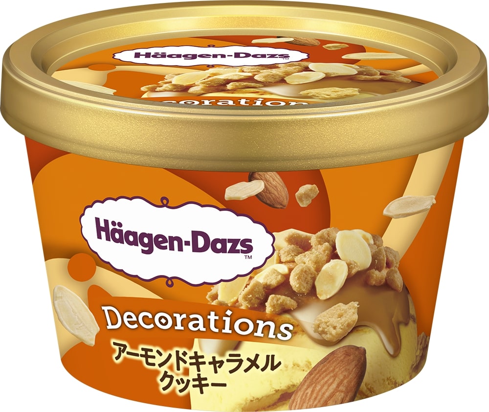 ミニカップ Decorations「アーモンドキャラメルクッキー」/ハーゲンダッツジャパン