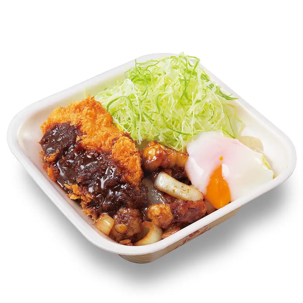 かつや 「ホル玉とロースカツの合い盛り丼弁当」