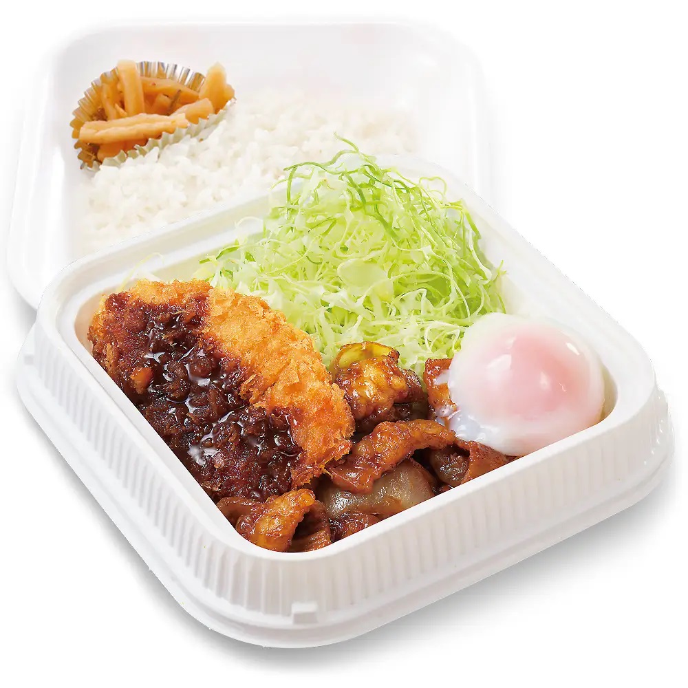 かつや 「ホル玉とロースカツの合い盛り弁当」