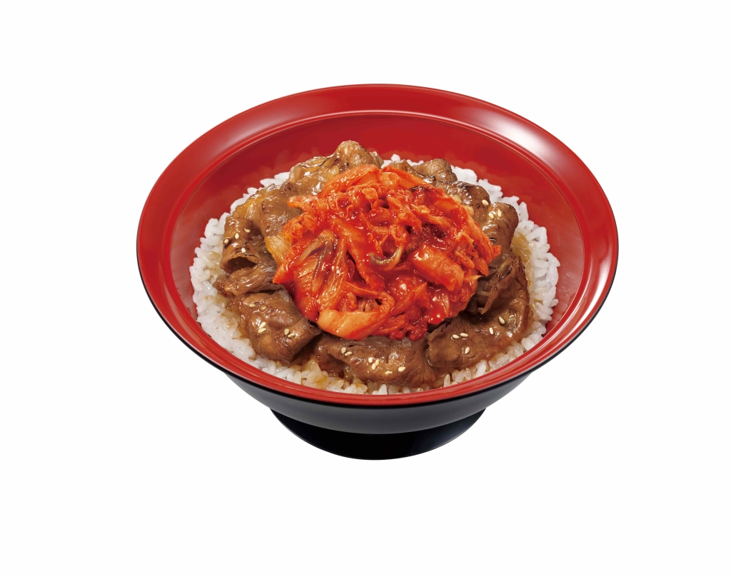 すき家「キムチ牛カルビ焼肉丼」