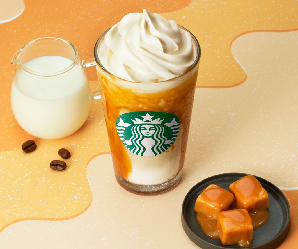 スターバックス「キャラメリー ミルクコーヒー フラペチーノ」