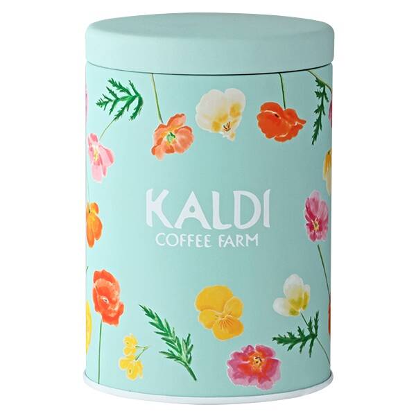 春のキャニスター缶セット「【セット限定】オリジナルキャニスター缶(花柄)」/カルディ