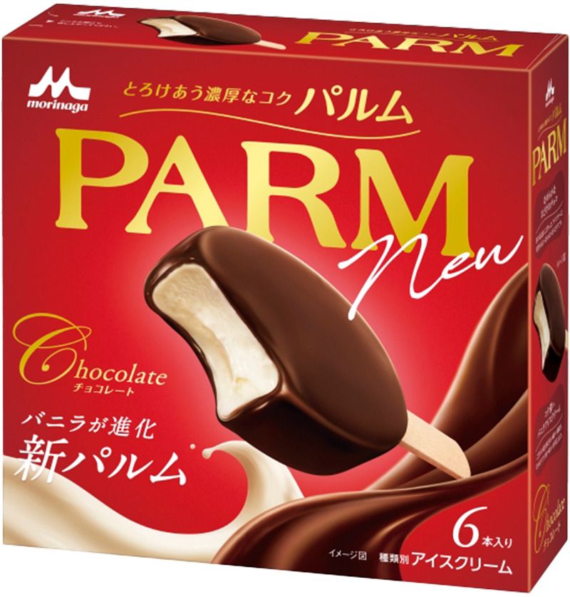 レギュラー商品「PARM(パルム) チョコレート(6本入り)」/森永乳業