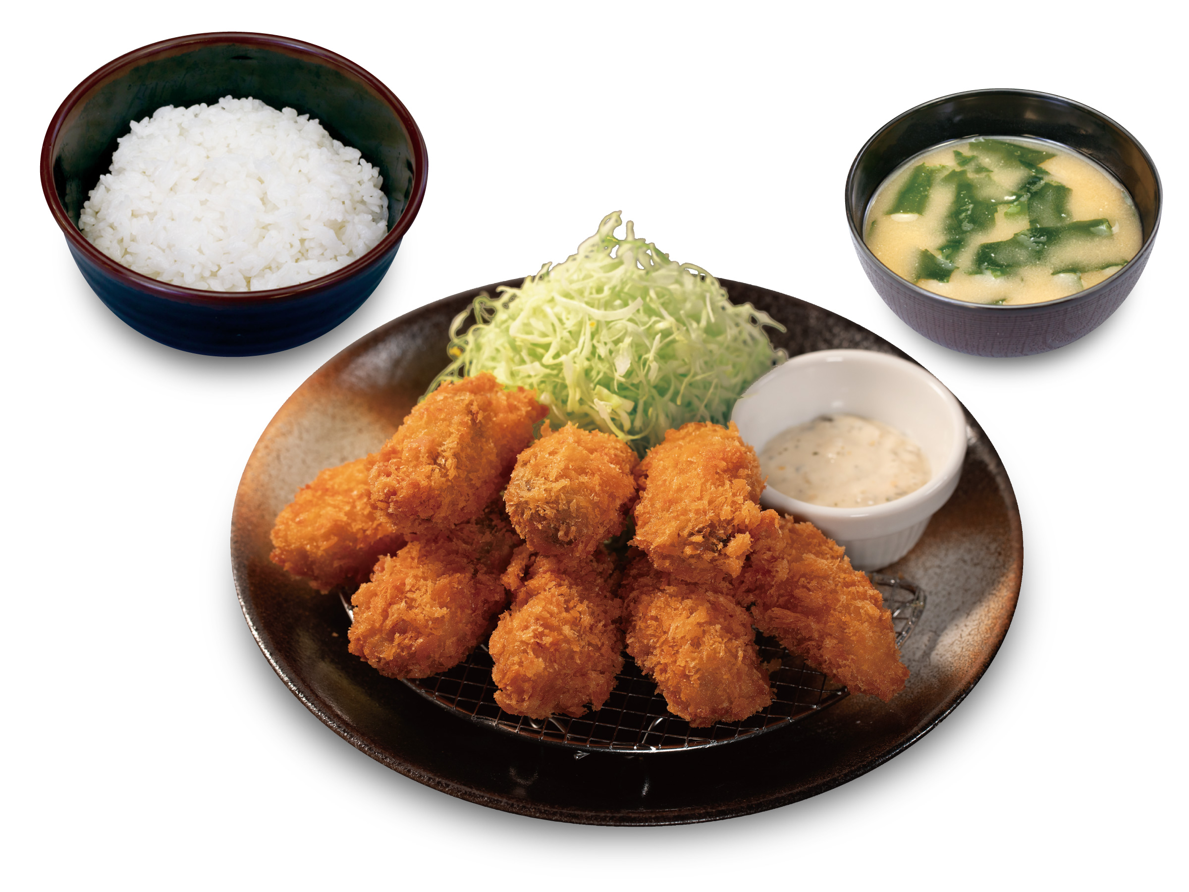 松のや「たっぷりカキフライ(7個→8個)定食」1,290円