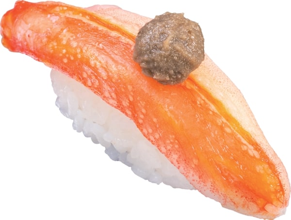 かっぱ寿司「茹でずわい蟹 かにみそのせ」