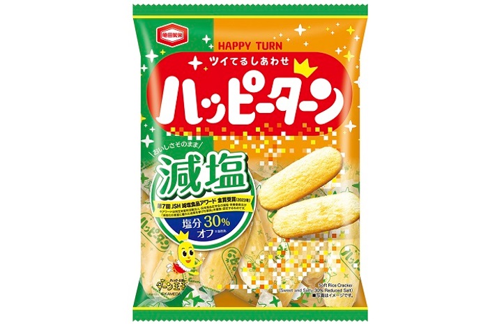 亀田製菓 「減塩 ハッピーターン」