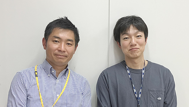 (左から)羽藤氏、金澤氏