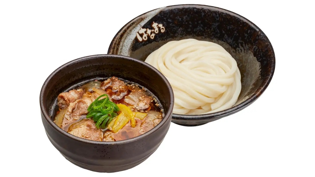 はなまるうどん 「ゆず牛肉つけ麺」