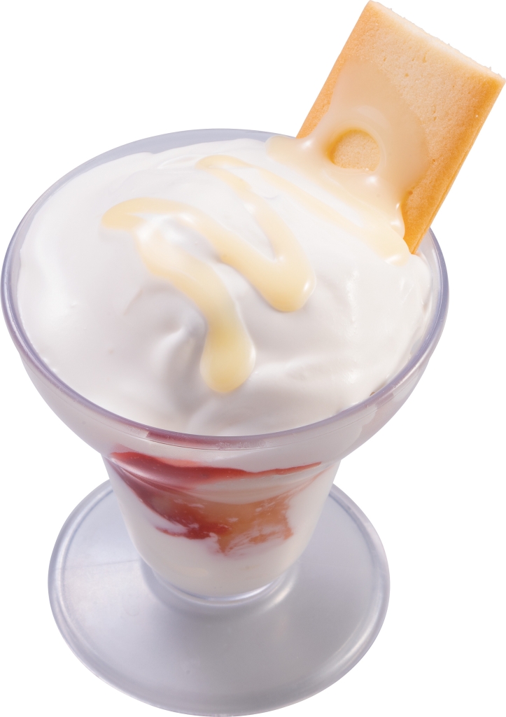 「北海道 練乳クリームのホワイトパフェ」