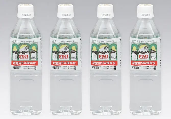 セコム「ほかほか非常食セット･プレミアム」富士ミネラルウォーター 500ml